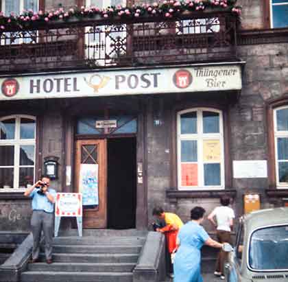 Jugoslaviatur_Tyskland_Hammelburg_hotel-Post