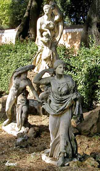 Roma_Villa_Medici_skulpturer