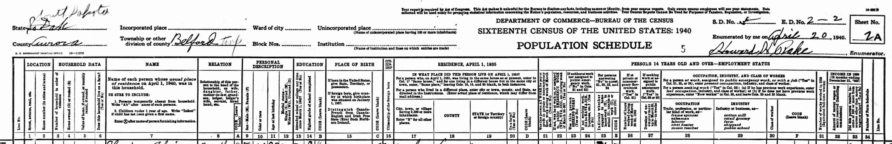 US_Census_South-Dakota_Dick_Johnson_1940