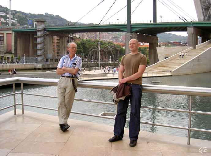 Spania_Bilbao_Guggenheim_Karl-Martin_og_Geir