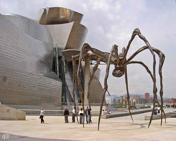 Spania_Bilbao_Guggenheim_og_edderkopp